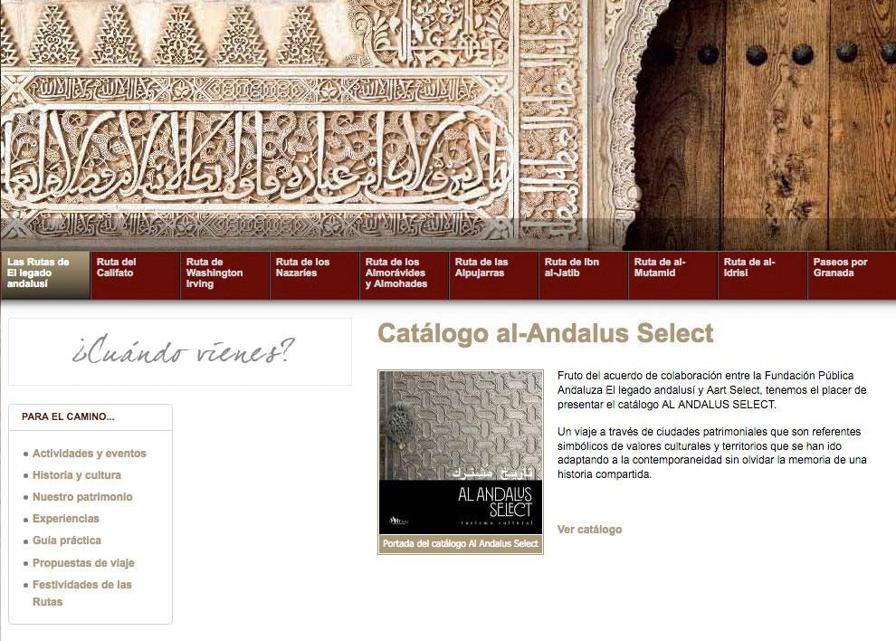 Fruto de la colaboración entre la Fundación Pública Andaluza El Legado andalusí y AART Select...